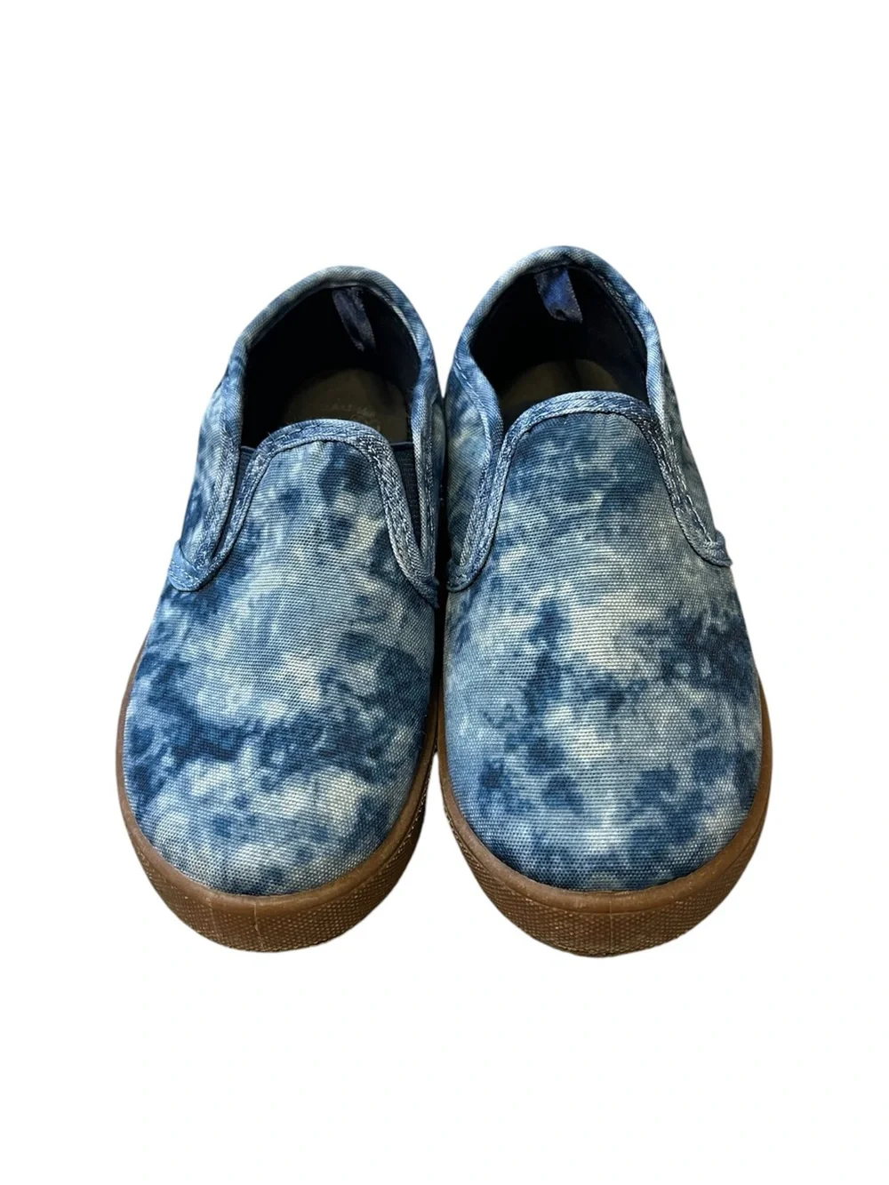 Oshkosh Kids Slip-On Canvas Shoes in Blue Tie-Dye Size 11 EUC